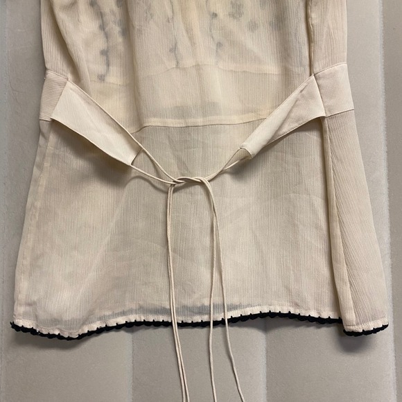 Vintage Old Navy Women's Top Small Embroidered Babydoll Perfect Fit Y2K Dainty - Picture 8 of 11